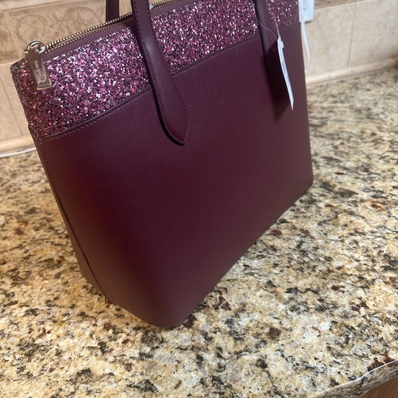 Kate Spade Plum and Pink Tote Bag - Picture 7 of 12